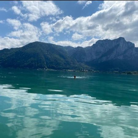 Die Feelgood-Wohnung Am Mondsee Ngoại thất bức ảnh